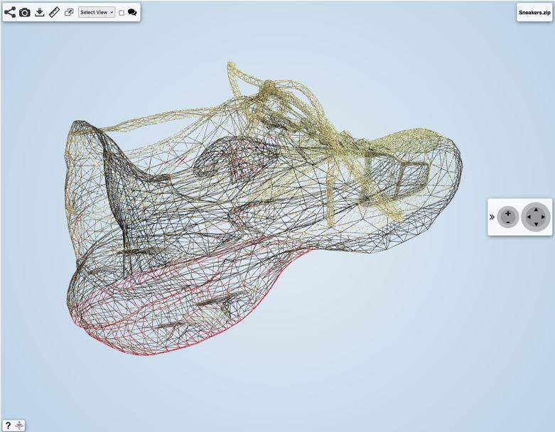 wireframe obj